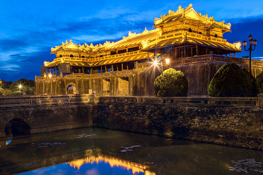 Imperial Royal Palace Of Nguyen Dynasty In Hue, Vietnam Photograph by ...