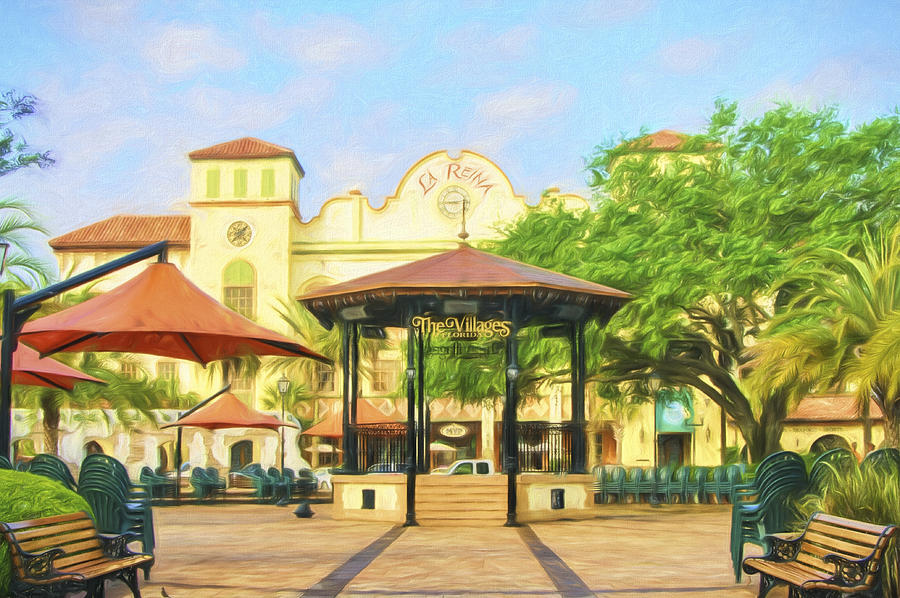 Impression of Spanish Springs Square Photograph by Betty Eich - Pixels