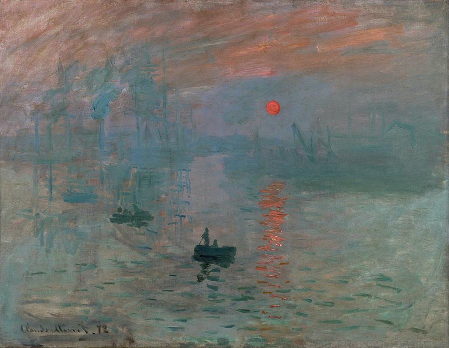 Claude Monet Impression Sunrise. 1873