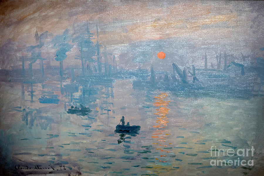 Claude Monet Sunrise Impression 1872