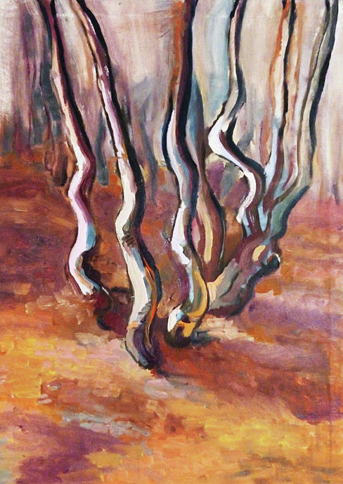 Tree Painting - Impression by Veronika Stefanova