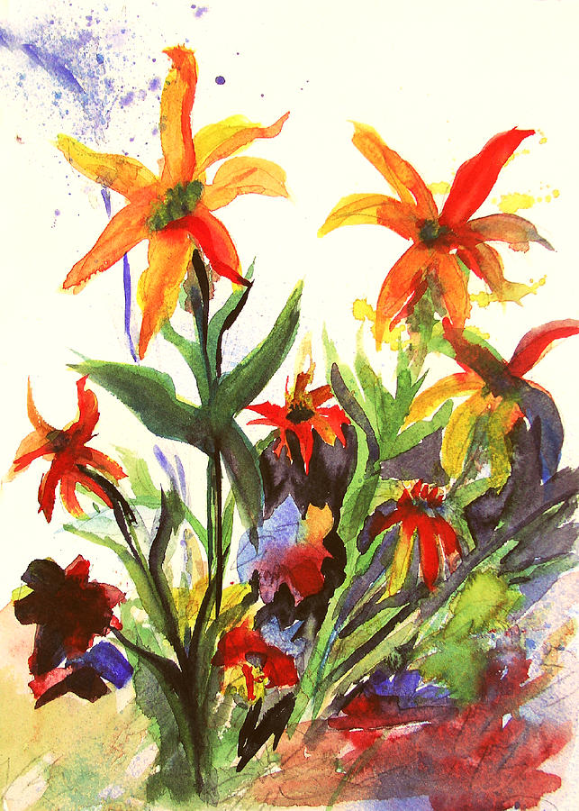 Impressionist Flowers Painting #147 Painting