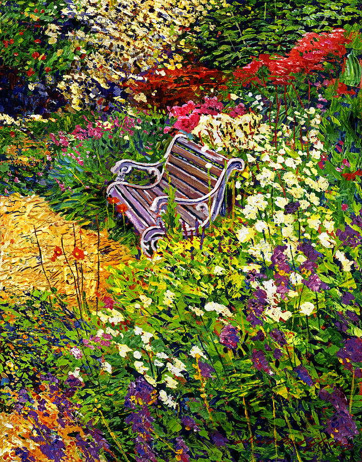 Impressionist Painters Chair Painting by David Lloyd Glover