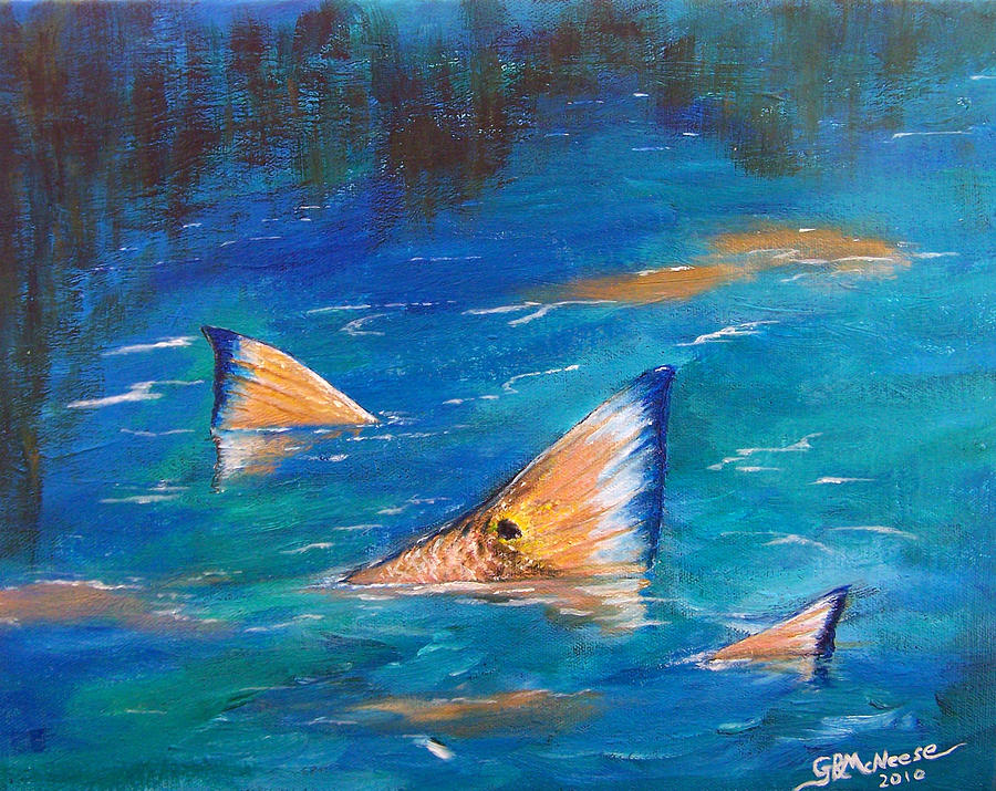 impressionist fish painting