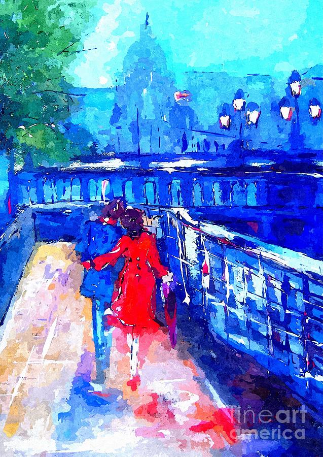 Impressionist Romance Paintings Painting by Mary Cahalan Lee - aka PIXI