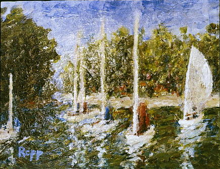 Sea Painting - Impressionistic Impression by Jan Rapp Sea Painting - Impressionistic Impression by Jan Rapp