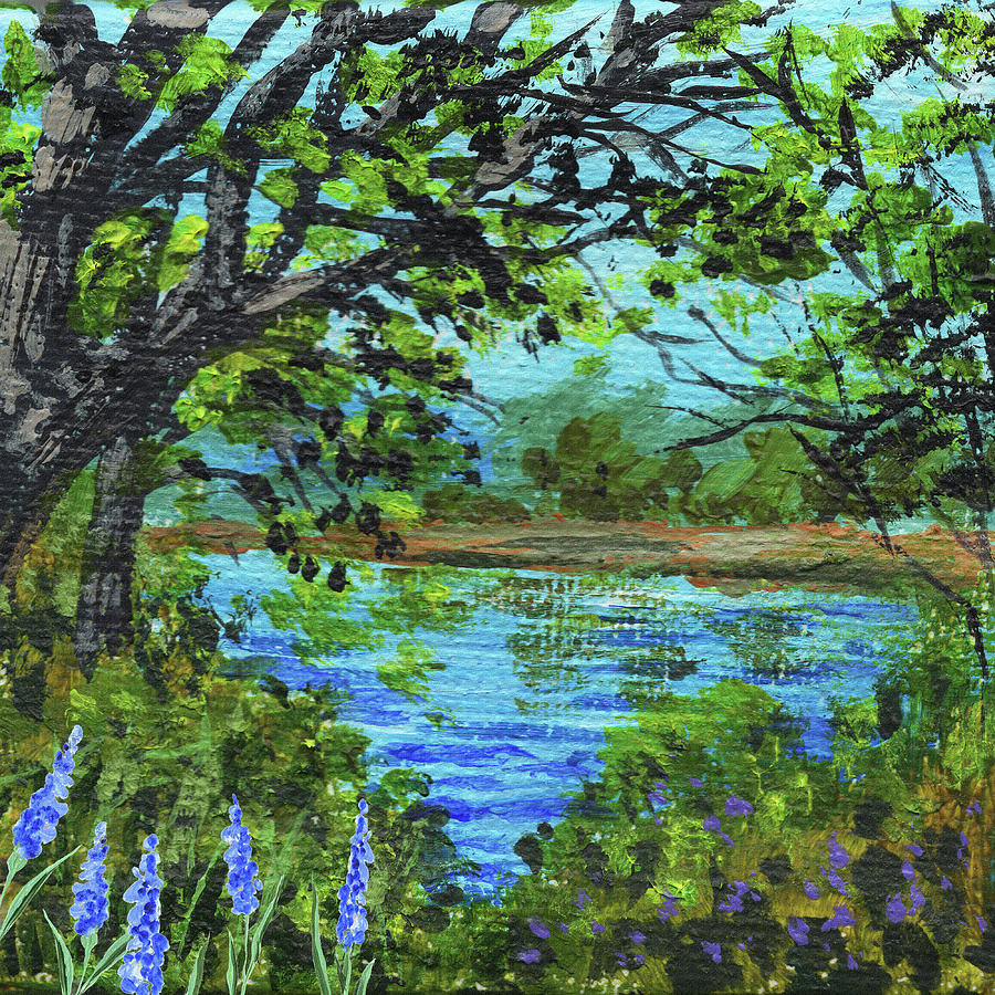 Impressionistic Landscape II Painting