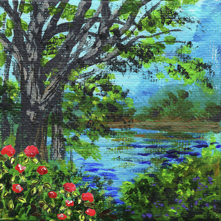 Impressionistic Landscape IV Painting by Irina Sztukowski