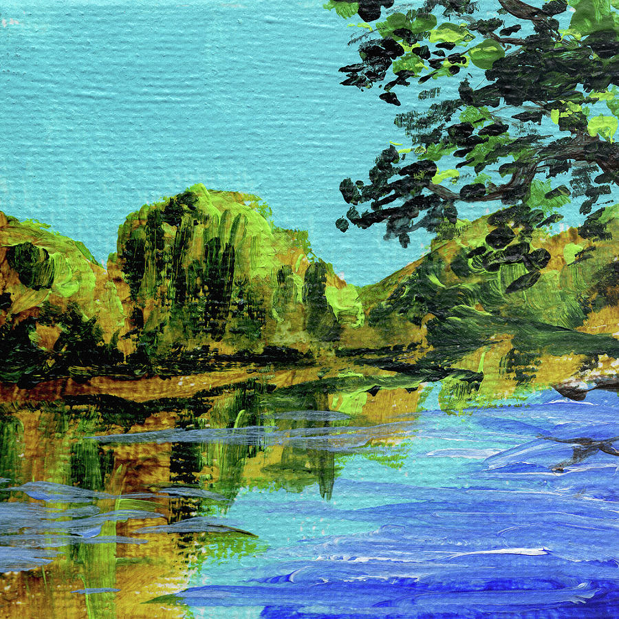 Impressionistic Landscape IX Painting by Irina Sztukowski