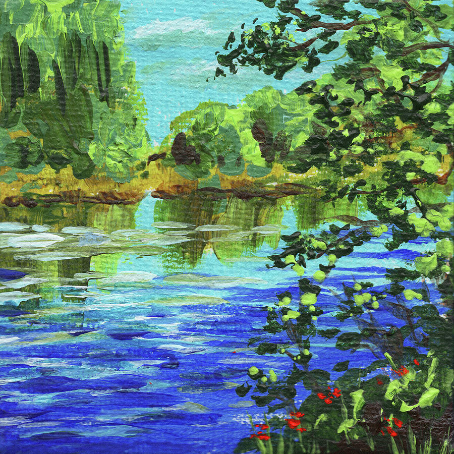 Impressionistic Landscape V Painting by Irina Sztukowski