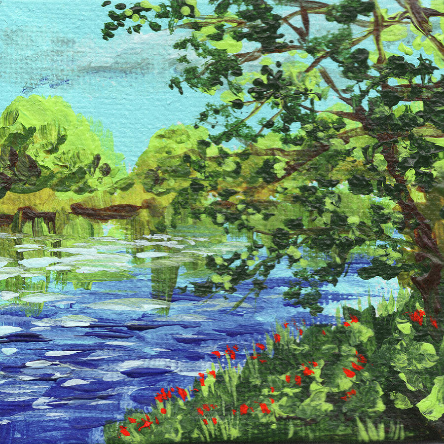 Impressionistic Landscape VI Painting by Irina Sztukowski