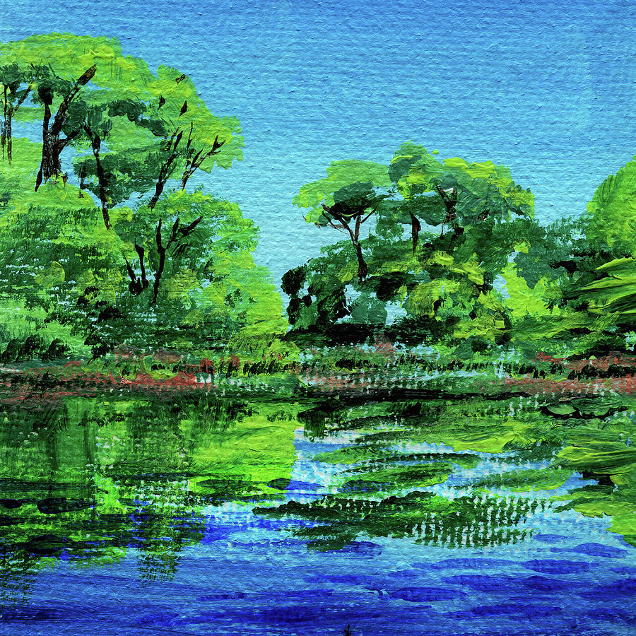 Impressionistic Landscape XXIII Painting by Irina Sztukowski