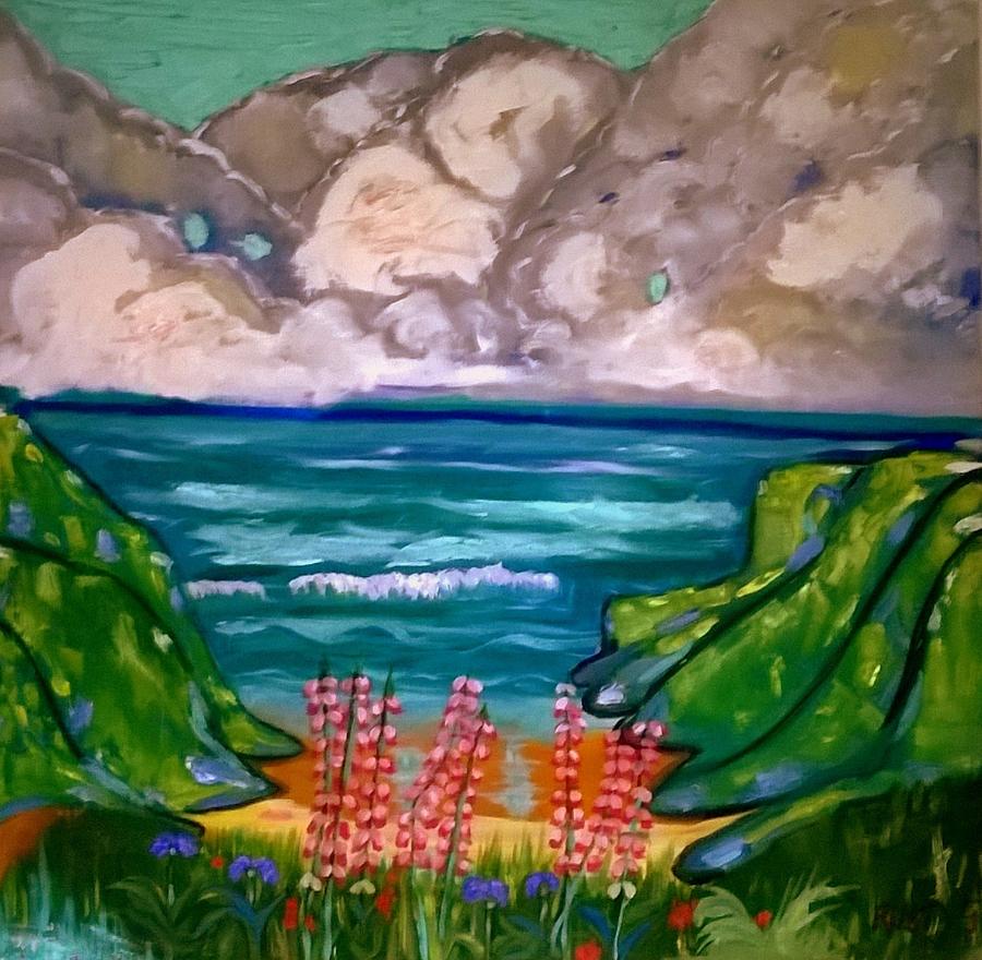 Impressions of Brandy Cove  Painting by Rusty Gladdish