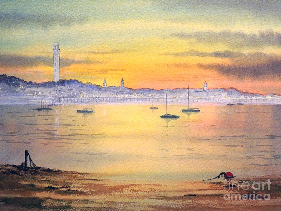 Impressions Of Provincetown Painting by Bill Holkham