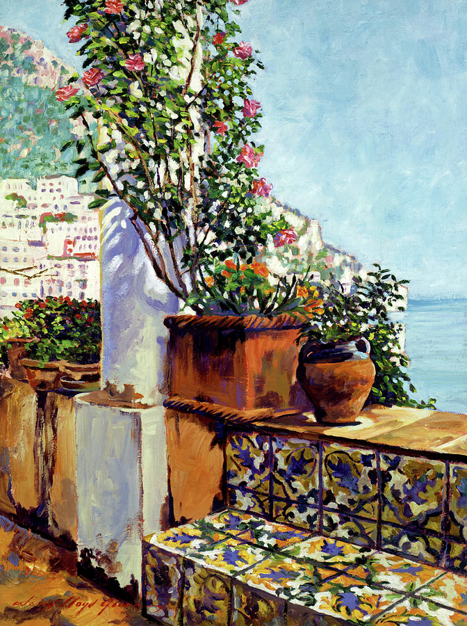 Impressions Of The Riviera Painting by David Lloyd Glover