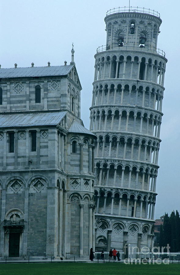 Impressive view of the cathedral standing alongside the Leaning Tower of Pisa Photograph by Sami Sarkis
