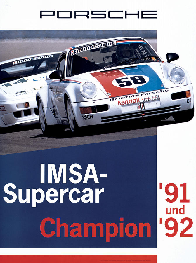 IMSA Championship Porsche Supercar Digital Art by Georgia Clare