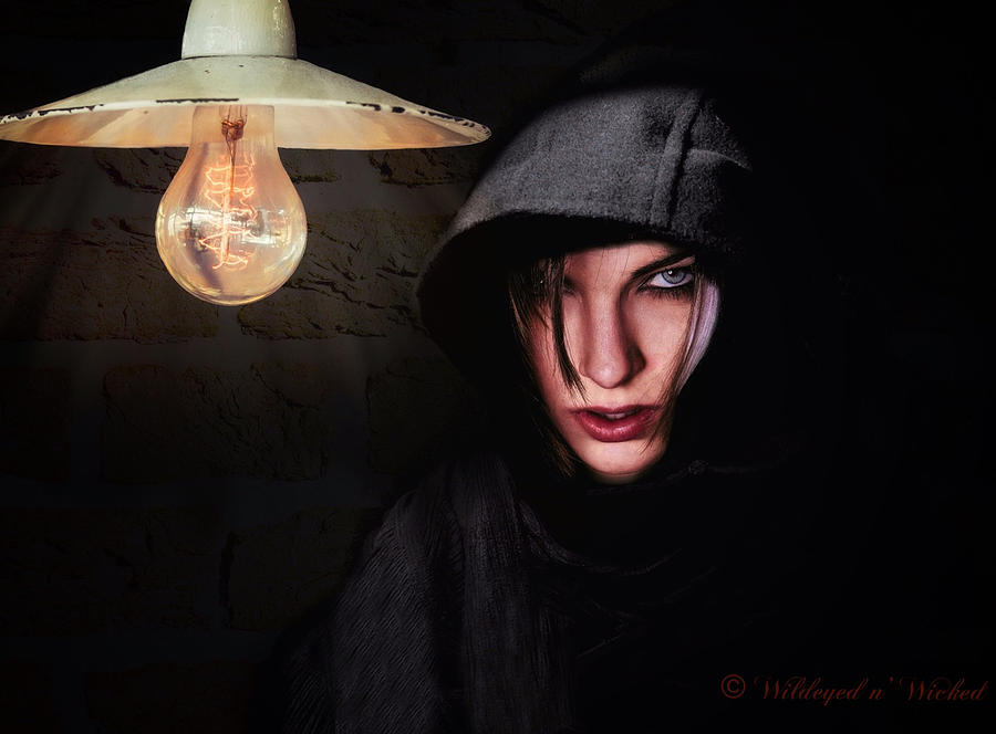 In a Dark Place Digital Art by Brenda Wilcox aka Wildeyed n Wicked