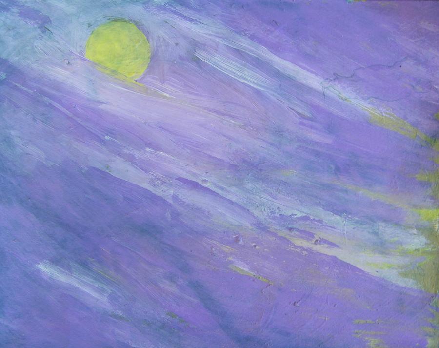 In a Purple Haze Painting by Judith Redman