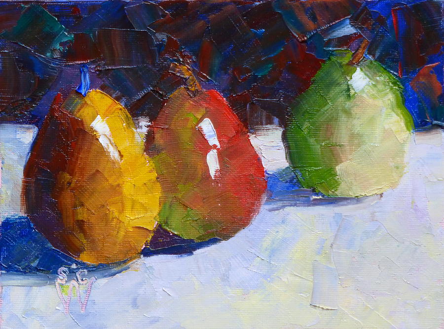 In A Row Painting by Susan Woodward