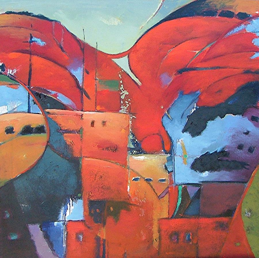 Abstract Painting - In An Ancient Land by Gary Coleman