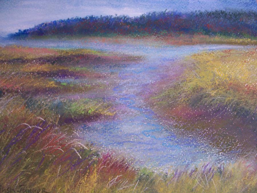In and Out - Wetlands Pastel by Jackie Bush-Turner