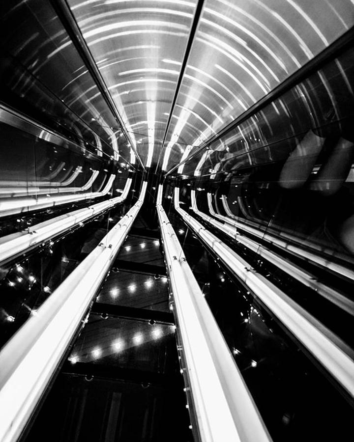 Escalator Photograph - In Between The Up And Down...
#nexus6p by Craig Szymanski