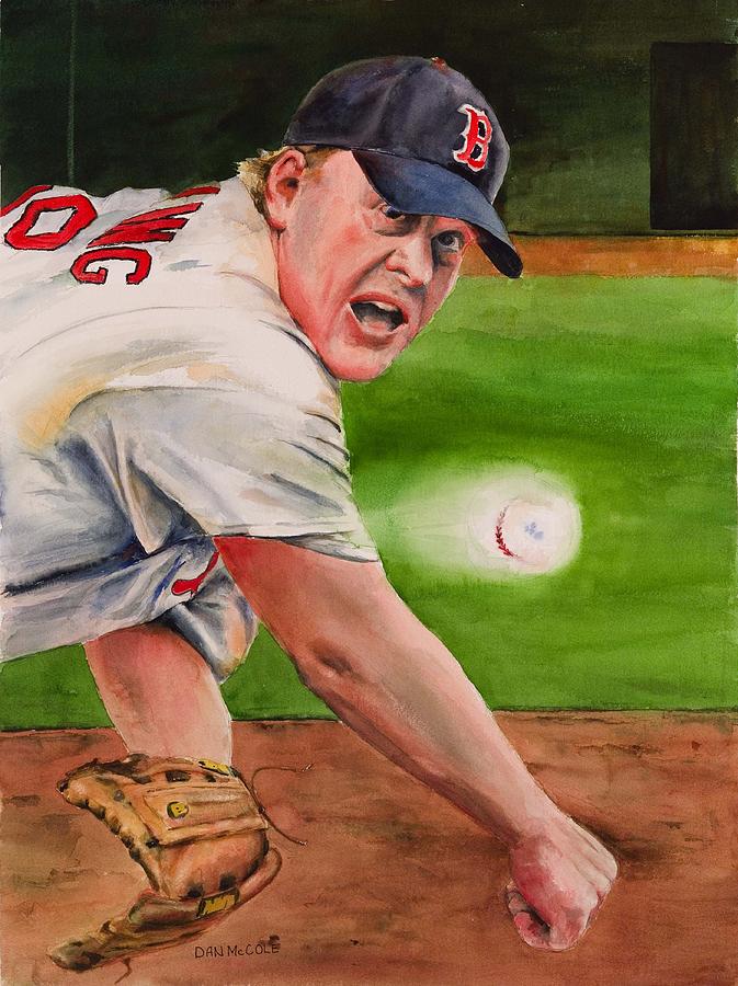 In Control, Curt Schilling Painting by Dan McCole - Fine Art America