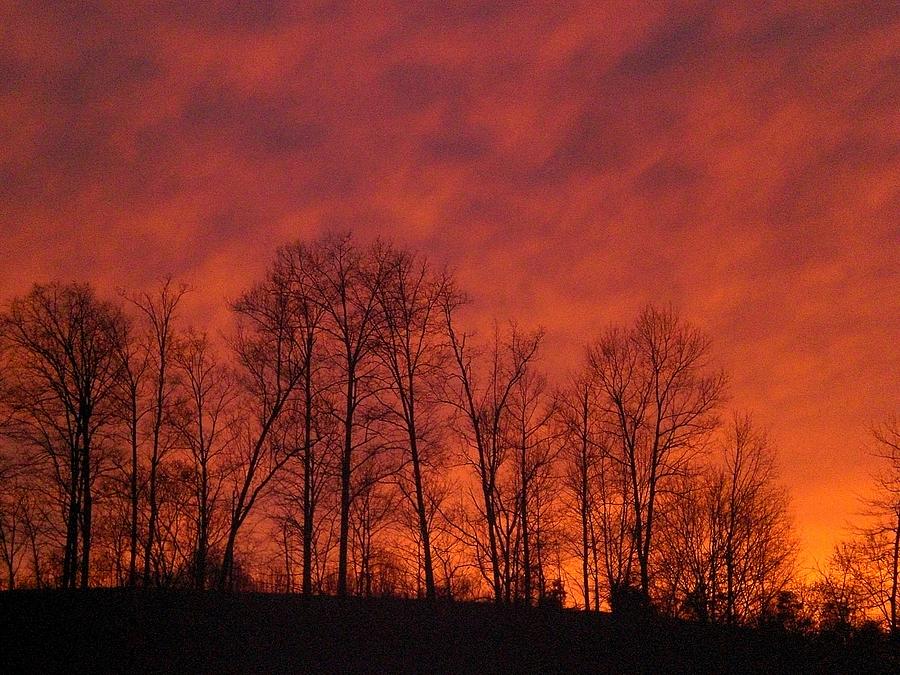In Fire Sunset Photograph by JD Brandenburg