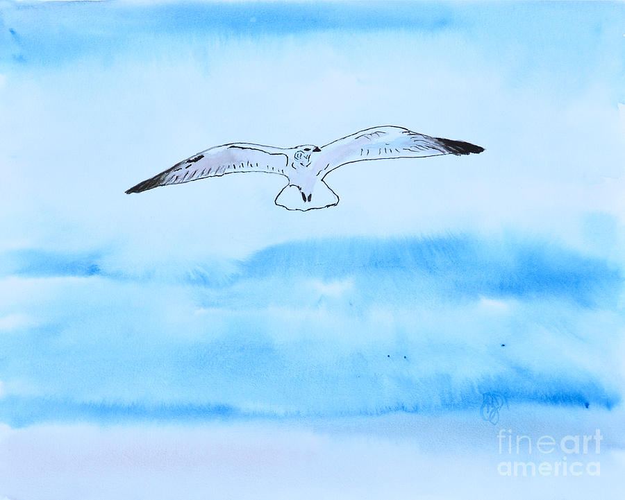 In Flight Painting by Christine Dekkers