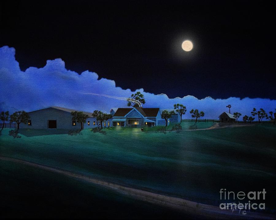 In For The Night at Empire Ranch Painting by Jerry Bokowski