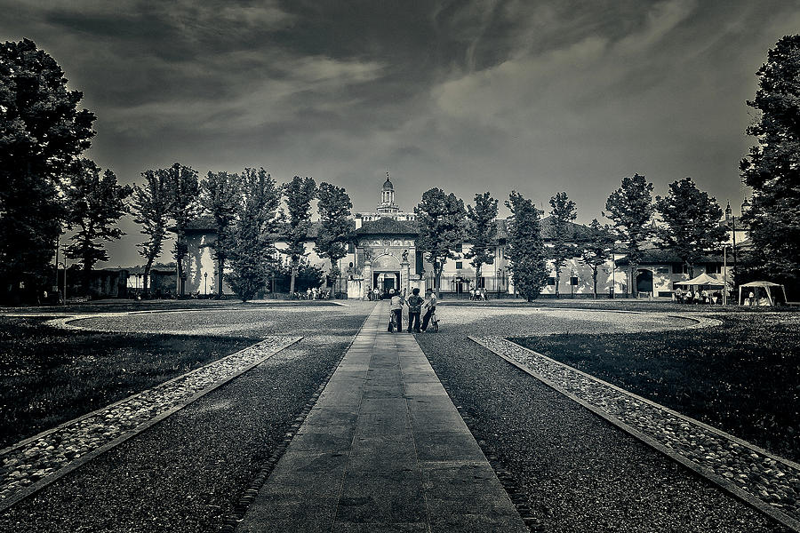 In front of monastery Photograph by Roberto Pagani