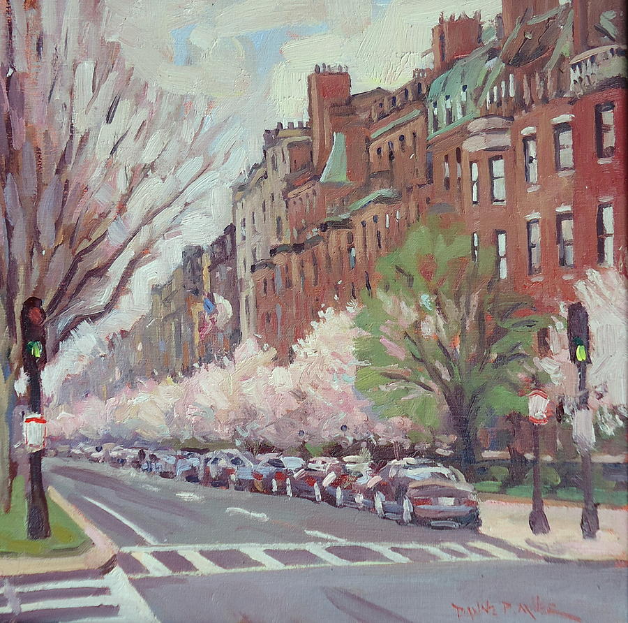 Boston Painting - In Full Bloom by Dianne Panarelli Miller