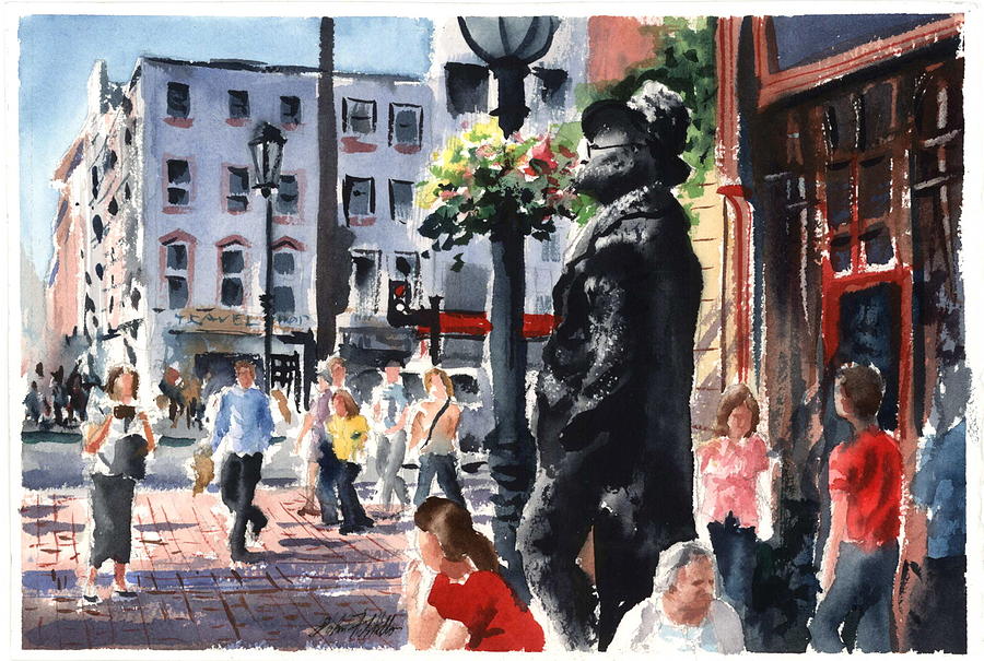 Cityscape Print - In Good Company by John Fitzgibbon Cityscape Print - In Good Company by John Fitzgibbon