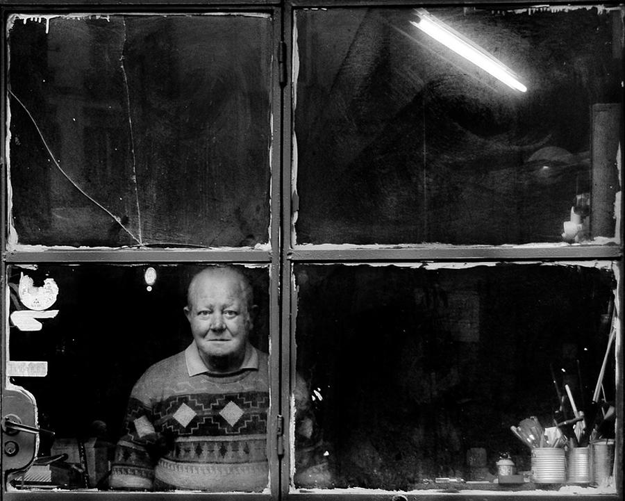 Black And White Photograph - In His Old Laboratory by Antonio Grambone