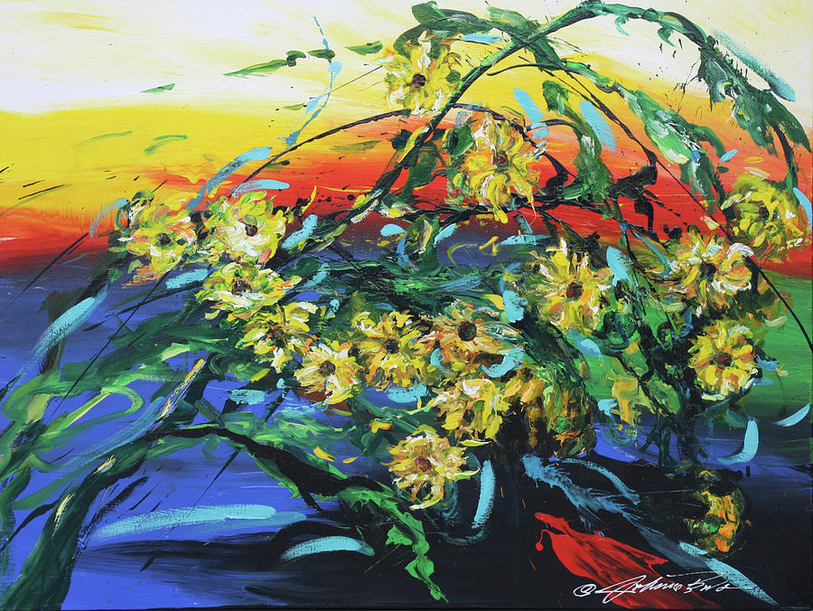 Still Life Painting - In Honor of the Sun by JoAnne Bird