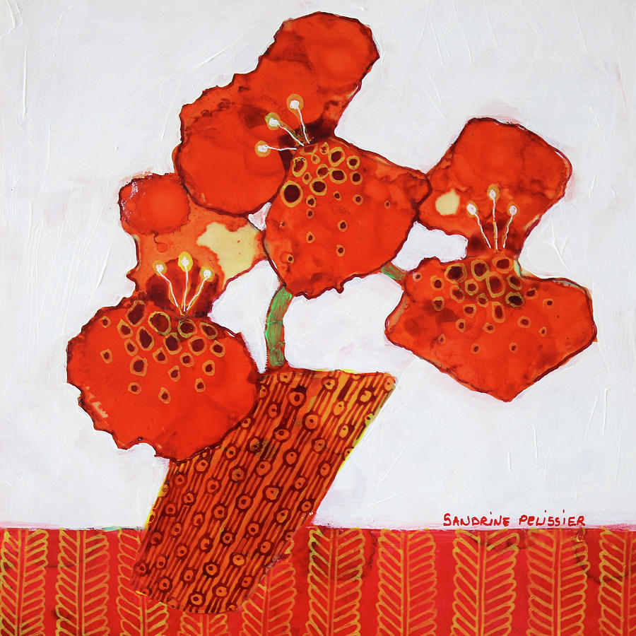 Flower Painting - In Lahaina by Sandrine Pelissier