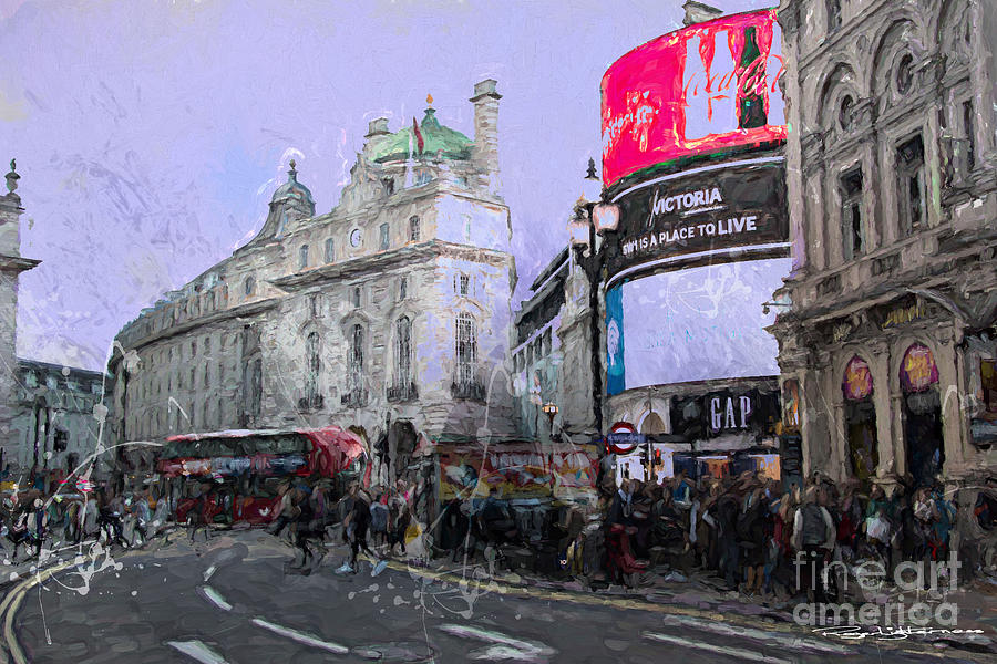 In London Digital Art by Roger Lighterness