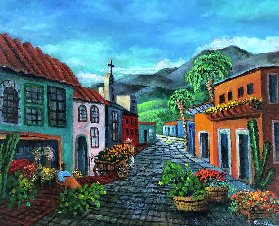 In Love With Old Mexico Painting by Rand Burns