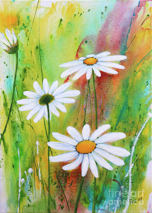 Summer Painting - In Love with the Summer by Jutta Maria Pusl