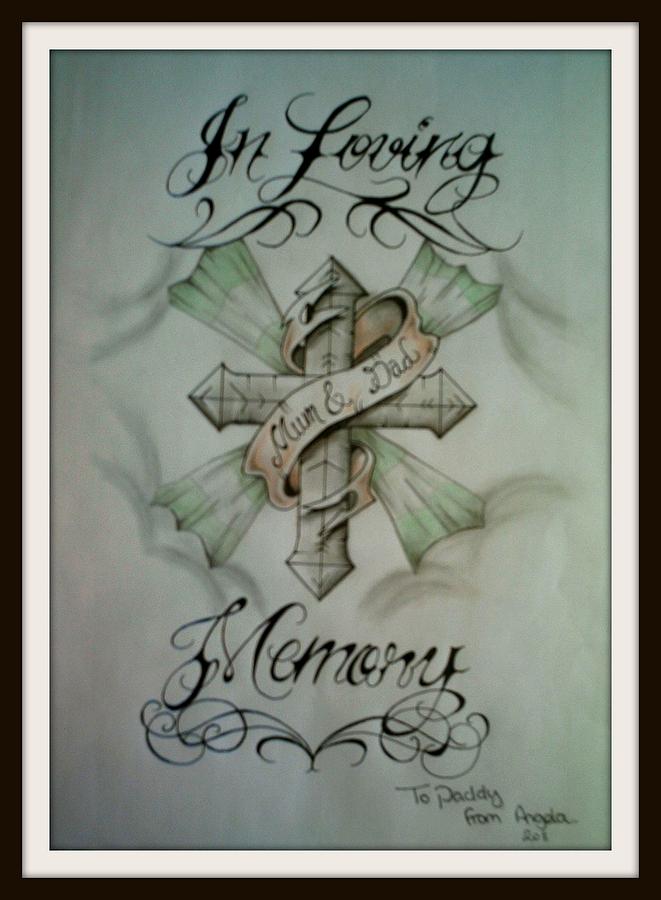 In Loving Memory Drawing by Angela Squires