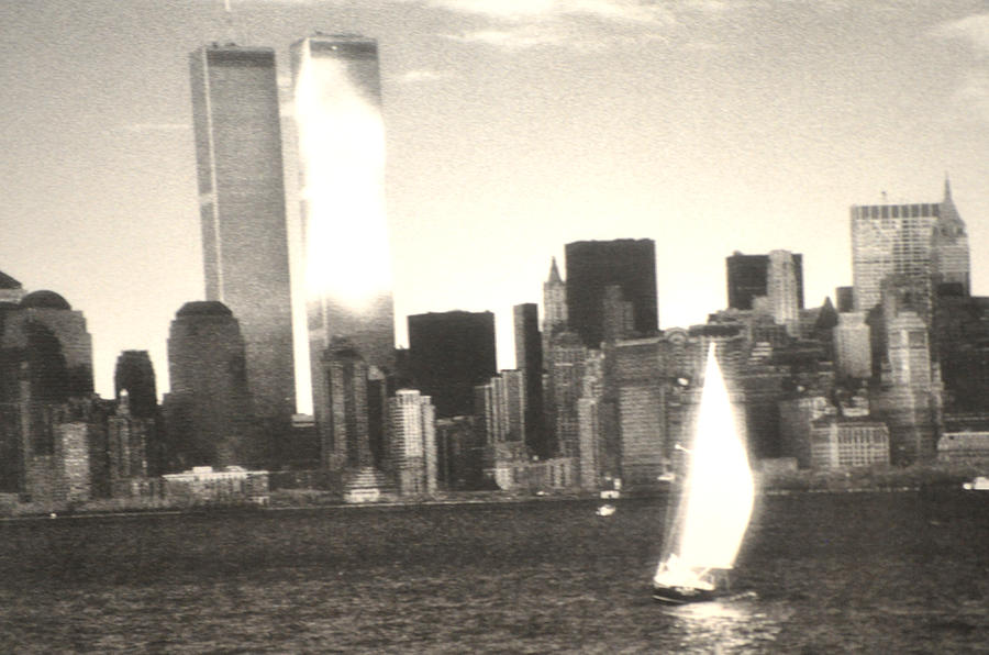 Black And White Photograph - In Memory Of The Twin Towers 9/11 by Jay Milo