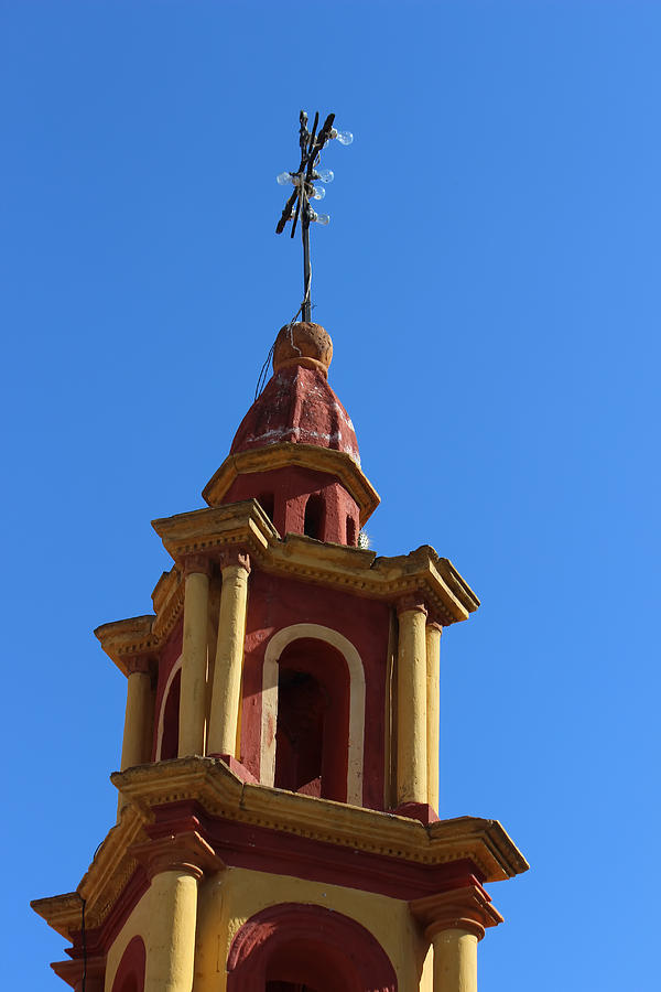 In Mexico bell tower Photograph by Cathy Anderson