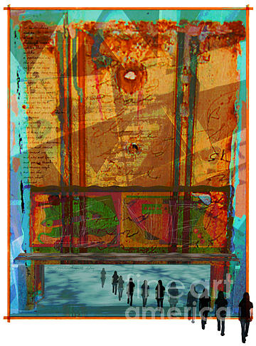 Bench Digital Art - In Mind We Cry by Marti Wedewer Bench Digital Art - In Mind We Cry by Marti Wedewer
