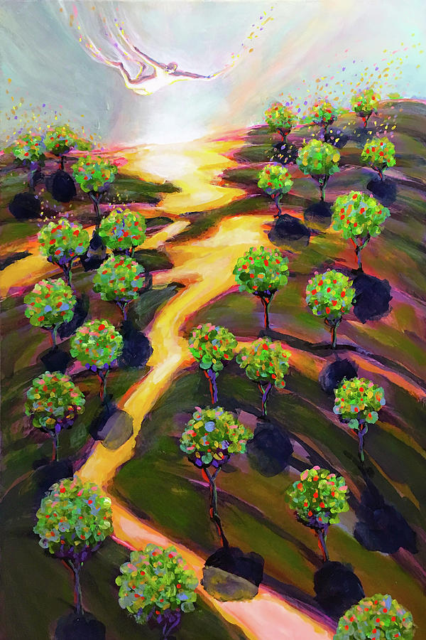 Tree Painting - In My Dreams by Charles Wallis
