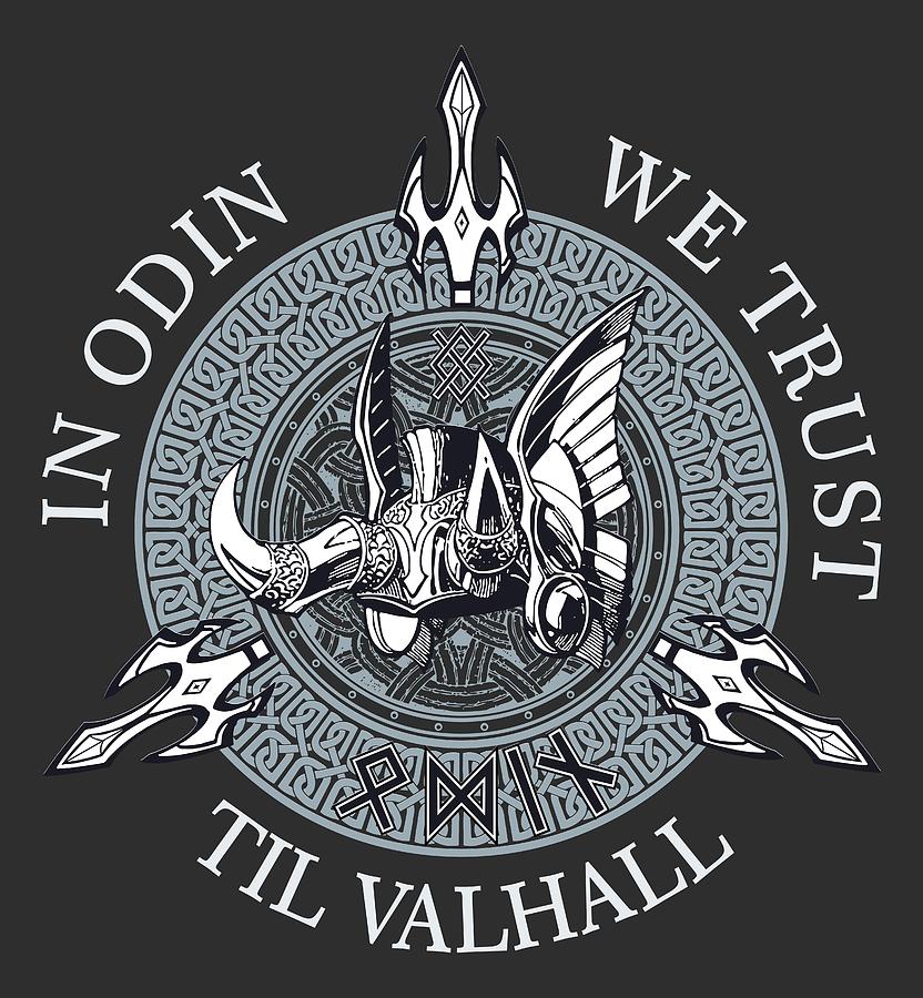 In Odin We Trust Digital Art by Nenad Cerovic Fine Art America