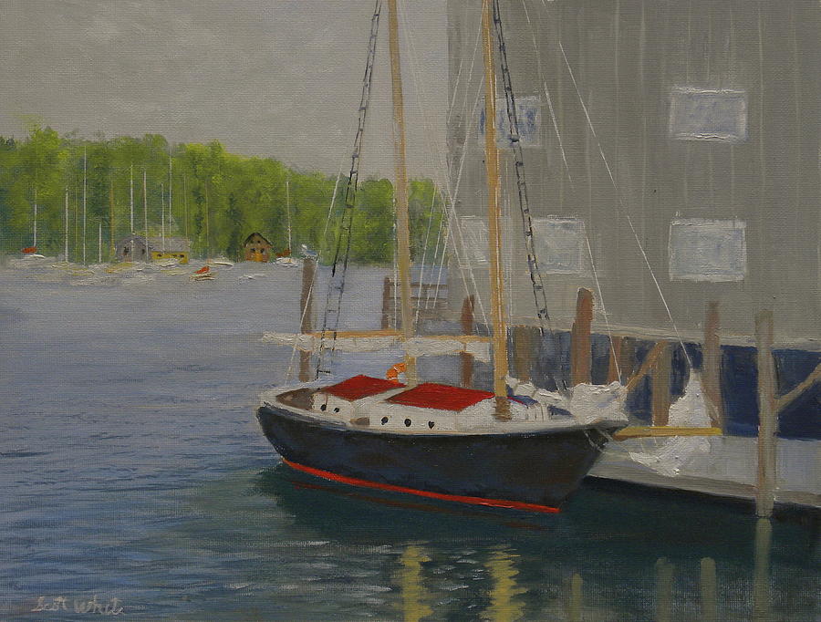 In Port Painting by Scott W White