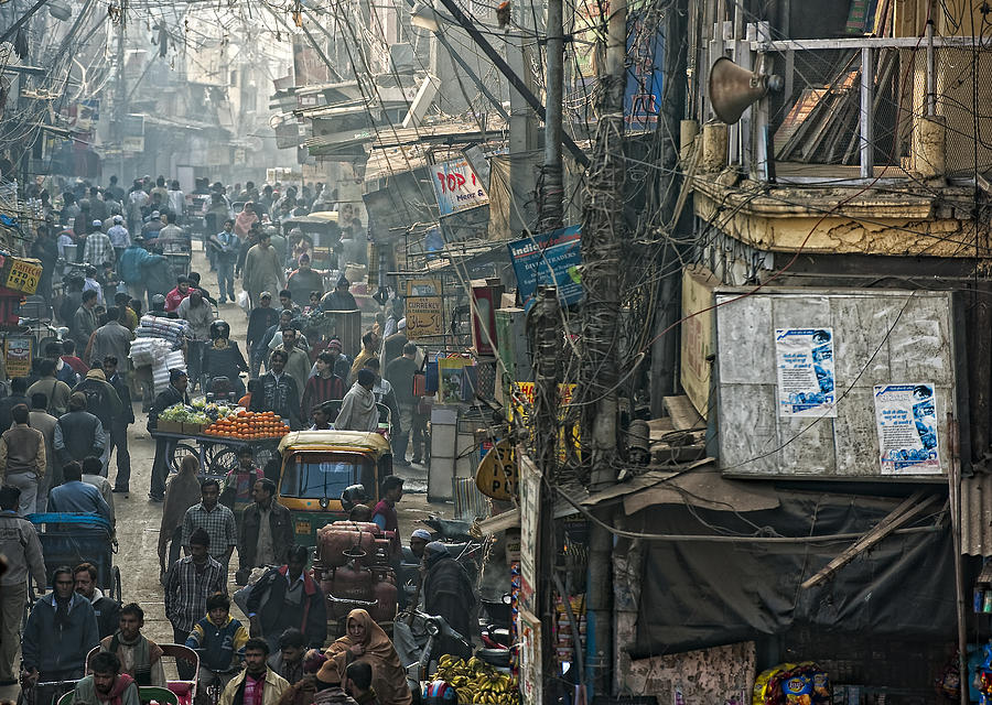 People Photograph - In Pursuit Of A Living by Prateek Dubey People Photograph - In Pursuit Of A Living by Prateek Dubey