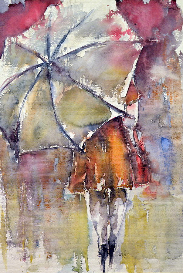 In rain Painting by Kovacs Anna Brigitta