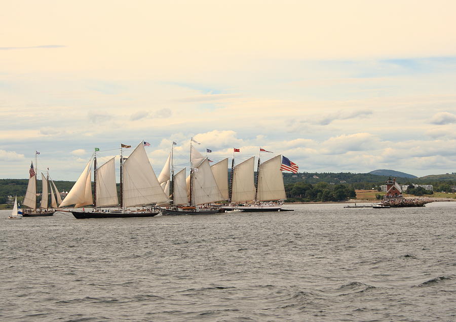 In Rockland Harbor Photograph by Doug Mills